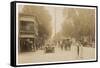 People and Traffic in Cairo, Catskill Mountains, New York State-null-Framed Stretched Canvas