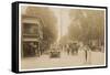 People and Traffic in Cairo, Catskill Mountains, New York State-null-Framed Stretched Canvas