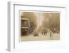 People and Traffic in Cairo, Catskill Mountains, New York State-null-Framed Photographic Print