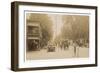 People and Traffic in Cairo, Catskill Mountains, New York State-null-Framed Photographic Print
