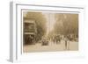 People and Traffic in Cairo, Catskill Mountains, New York State-null-Framed Photographic Print