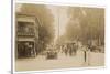 People and Traffic in Cairo, Catskill Mountains, New York State-null-Stretched Canvas