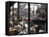 People and Vehicles in the Spice Market, Chandni Chowk Bazaar, Old Delhi, Delhi, India-Eitan Simanor-Framed Stretched Canvas