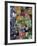 People at a Fruit and Vegetable Stall in the Market Hall in Funchal, Madeira, Portugal-Hans Peter Merten-Framed Photographic Print