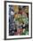 People at a Fruit and Vegetable Stall in the Market Hall in Funchal, Madeira, Portugal-Hans Peter Merten-Framed Photographic Print