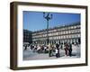 People at a Popular Meeting Point in the Plaza Mayor in Madrid, Spain, Europe-Jeremy Bright-Framed Photographic Print