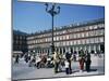 People at a Popular Meeting Point in the Plaza Mayor in Madrid, Spain, Europe-Jeremy Bright-Mounted Photographic Print