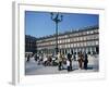 People at a Popular Meeting Point in the Plaza Mayor in Madrid, Spain, Europe-Jeremy Bright-Framed Photographic Print