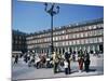 People at a Popular Meeting Point in the Plaza Mayor in Madrid, Spain, Europe-Jeremy Bright-Mounted Photographic Print