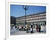 People at a Popular Meeting Point in the Plaza Mayor in Madrid, Spain, Europe-Jeremy Bright-Framed Photographic Print