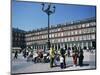 People at a Popular Meeting Point in the Plaza Mayor in Madrid, Spain, Europe-Jeremy Bright-Mounted Photographic Print