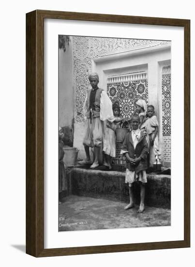 People at a Well, Casablanca, Morocco, C1920S-C1930S-null-Framed Giclee Print