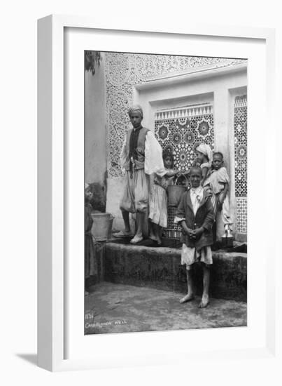 People at a Well, Casablanca, Morocco, C1920S-C1930S-null-Framed Giclee Print