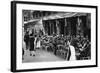 People at a Well-Known Parisian Pavement Cafe, 1931-Ernest Flammarion-Framed Giclee Print