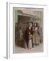 People at Boulevard Saint Denis, 1840-null-Framed Giclee Print