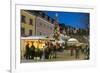 People at Christmas Market, Haupt Square, Schladming, Steiemark, Austria, Europe-Richard Nebesky-Framed Photographic Print