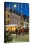 People at Christmas Market, Haupt Square, Schladming, Steiemark, Austria, Europe-Richard Nebesky-Stretched Canvas