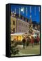 People at Christmas Market, Haupt Square, Schladming, Steiemark, Austria, Europe-Richard Nebesky-Framed Stretched Canvas