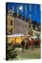 People at Christmas Market, Haupt Square, Schladming, Steiemark, Austria, Europe-Richard Nebesky-Stretched Canvas