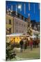 People at Christmas Market, Haupt Square, Schladming, Steiemark, Austria, Europe-Richard Nebesky-Mounted Photographic Print