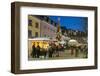 People at Christmas Market, Haupt Square, Schladming, Steiemark, Austria, Europe-Richard Nebesky-Framed Photographic Print