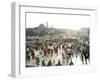 People at Eminonu Square in the Old Town, Istanbul, Turkey, Europe-Levy Yadid-Framed Photographic Print