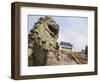 People at Mausoleum of Dr. Sun Yat Sen (Zhongshan Ling), Zijin Shan, Nanjing, Jiangsu, China, Asia-Ian Trower-Framed Photographic Print