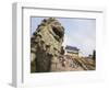 People at Mausoleum of Dr. Sun Yat Sen (Zhongshan Ling), Zijin Shan, Nanjing, Jiangsu, China, Asia-Ian Trower-Framed Photographic Print