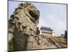 People at Mausoleum of Dr. Sun Yat Sen (Zhongshan Ling), Zijin Shan, Nanjing, Jiangsu, China, Asia-Ian Trower-Mounted Photographic Print