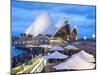 People at Opera Bar in Front of Sydney Opera House, UNESCO World Heritage Site, Sydney, Australia-Matthew Williams-Ellis-Mounted Photographic Print