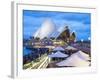 People at Opera Bar in Front of Sydney Opera House, UNESCO World Heritage Site, Sydney, Australia-Matthew Williams-Ellis-Framed Photographic Print