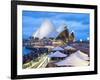 People at Opera Bar in Front of Sydney Opera House, UNESCO World Heritage Site, Sydney, Australia-Matthew Williams-Ellis-Framed Photographic Print