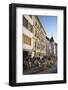 People at Outdooor Cafes, Neuchatel, Switzerland, Europe-Ian Trower-Framed Photographic Print