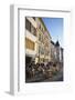 People at Outdooor Cafes, Neuchatel, Switzerland, Europe-Ian Trower-Framed Photographic Print