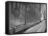 People at Radio City Music Hall Waiting to See Greer Garson and Clark Gable in "Adventure"-Cornell Capa-Framed Stretched Canvas