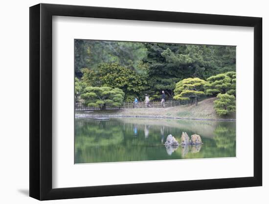 People at Ritsurin-Koen, Takamatsu, Shikoku, Japan-Ian Trower-Framed Photographic Print