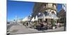 People at sidewalk cafe, Marseille, Bouches-Du-Rhone, Provence-Alpes-Cote D'Azur, France-null-Mounted Photographic Print