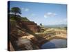 People at Summit of Sigiriya, UNESCO World Heritage Site, North Central Province, Sri Lanka, Asia-Ian Trower-Stretched Canvas