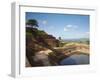 People at Summit of Sigiriya, UNESCO World Heritage Site, North Central Province, Sri Lanka, Asia-Ian Trower-Framed Photographic Print