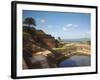 People at Summit of Sigiriya, UNESCO World Heritage Site, North Central Province, Sri Lanka, Asia-Ian Trower-Framed Photographic Print