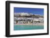 People at the Beach and Apartments, Puerto Rico, Gran Canaria, Spain, Atlantic, Europe-Markus Lange-Framed Photographic Print
