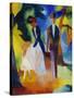 People at the Blue Lake (Leute Am Blauen See), 1913-Auguste Macke-Stretched Canvas