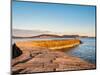 People at the end of The Cobb enjoying the evening light, Lyme Regis, Dorset, England-Jean Brooks-Mounted Photographic Print