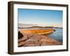 People at the end of The Cobb enjoying the evening light, Lyme Regis, Dorset, England-Jean Brooks-Framed Photographic Print