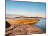 People at the end of The Cobb enjoying the evening light, Lyme Regis, Dorset, England-Jean Brooks-Mounted Photographic Print