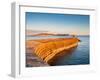 People at the end of The Cobb enjoying the evening light, Lyme Regis, Dorset, England-Jean Brooks-Framed Photographic Print