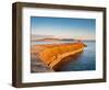 People at the end of The Cobb enjoying the evening light, Lyme Regis, Dorset, England-Jean Brooks-Framed Photographic Print