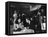 People at the Nightclub-Marisa Rastellini-Framed Stretched Canvas