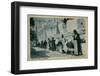 People at the Wailing Wall, Jerusalem-null-Framed Photographic Print