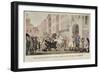 People Bargaining for Mounts at West Smithfield, London, 1825-Theodore Lane-Framed Giclee Print